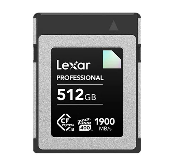 Lexar CFexpress Type B Diamond  Series 512GB– CFexpress Type B card Diamond 1900MB/s read, up to 1700MB/s write, VPG400, 8K RAW - Image 1