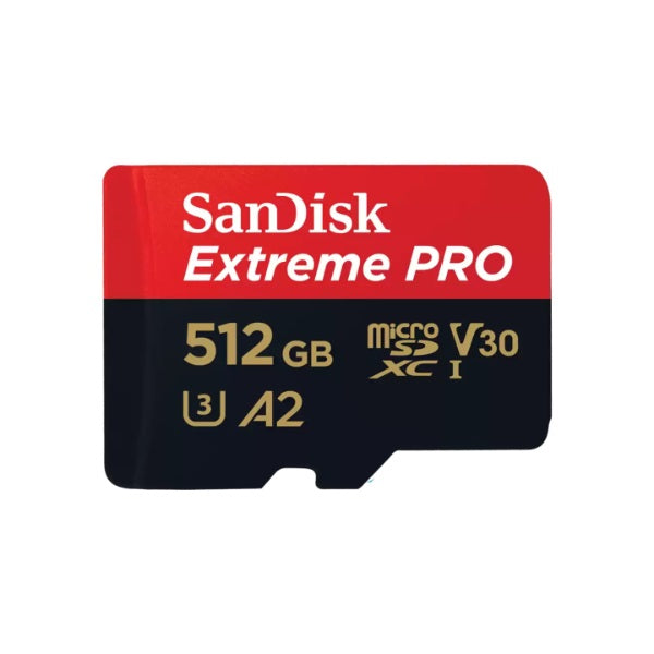 SanDisk Extreme® PRO microSDXC™ UHS-I CARD 512GB  Write speeds of up to 140MB/S  Great for capturing 4K UHD video  Lifetime Limited Warranty - Image 2