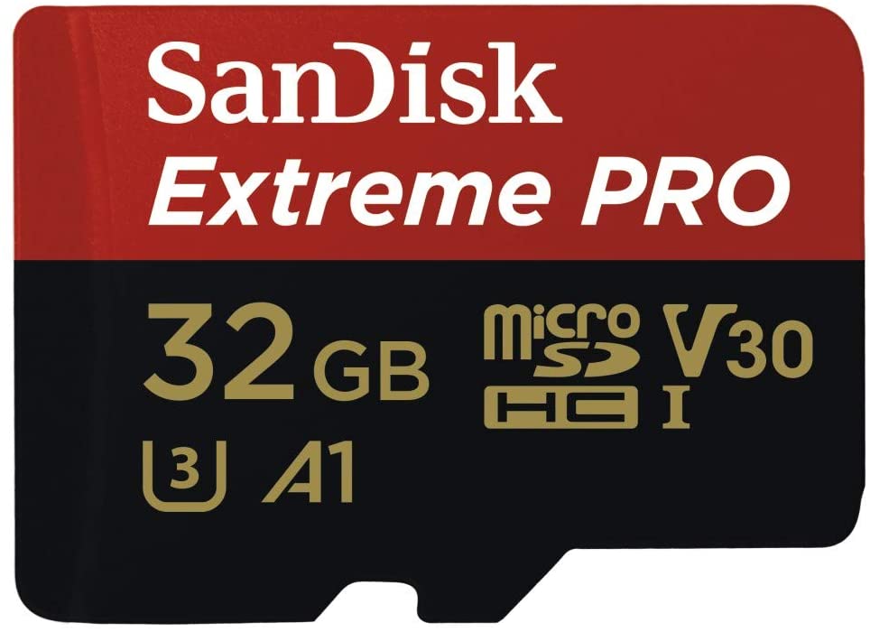 SanDisk Extreme Pro 32GB microSD SDHC SQXCG 100MB/s 90MB/s V30 U3 C10 UHS-1 4K UHD Shock temperature water & X-ray proof with SD Adaptor >16GB - Image 2