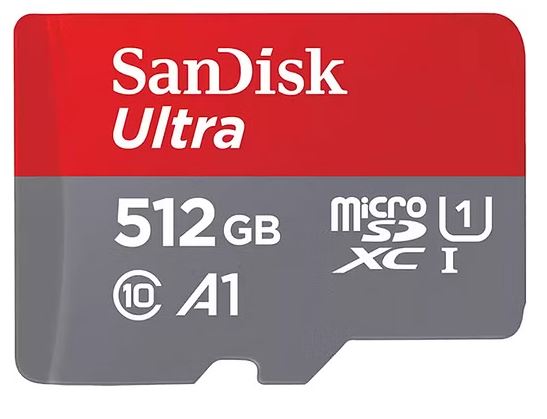SanDisk 512GB Ultra MicroSDXC UHS-I Memory Card - 150MB/s -Capacity: 512GB - Compatibility: Compatible with microSDHC and microSDXC (SDSQUAC-512G-GN6) - Image 1