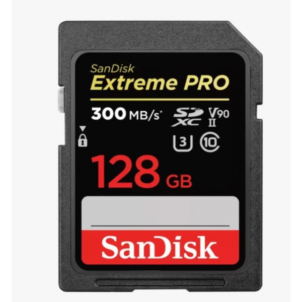 SanDisk SDSDXDK-128G-GN4IN 128GB Extreme PRO SDXC UHS-II Memory Card - Lifetime limited Warranty (LS) - Image 1