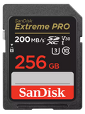 SanDisk 256GB Extreme PRO Memory Card 200MB/s Full HD & 4K UHD Class 30 Speed Shock Proof Temperature Proof Water Proof X-ray Proof (EOL) - Image 1