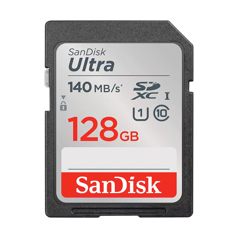 SanDisk Ultra 128GB SDHC SDXC UHS-I Memory Card 140MB/s Full HD Class 10 Speed Shock Proof Temperature Proof Water Proof X-ray Proof (EOL) - Image 2