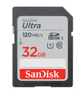 SanDisk Ultra 32GB SDHC SDXC UHS-I Memory Card 120MB/s Full HD Class 10 Speed Shock Proof Temperature Proof Water Proof X-ray Proof (EOL) - Image 1