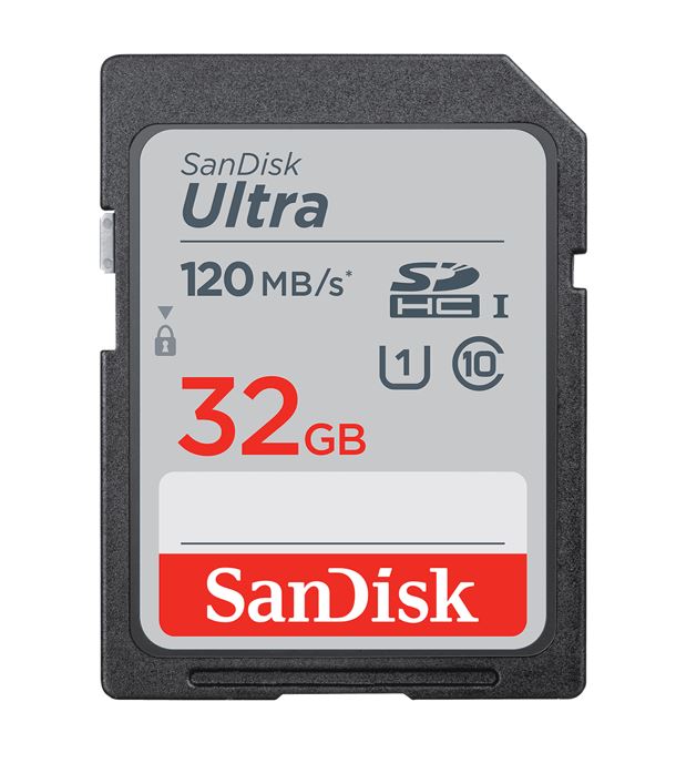SanDisk Ultra 32GB SDHC SDXC UHS-I Memory Card 120MB/s Full HD Class 10 Speed Shock Proof Temperature Proof Water Proof X-ray Proof (EOL) - Image 1
