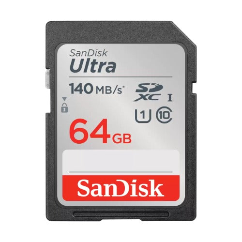 SanDisk Ultra 64GB SDHC SDXC UHS-I Memory Card 140MB/s Full HD Class 10 Speed Shock Proof Temperature Proof Water Proof X-Ray Proof Digital Camera - Image 2