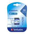 Verbatim SDHC 16GB (Class 10) Up to 45MB/Sec 300X read speed - Image 1