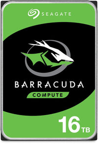 Seagate 16TB 3.5" Barracuda, SATA 6Gb/s, CMR, 7200RPM, 512MB Cache, 512e, HDD, 2 Years Warranty - Image 1
