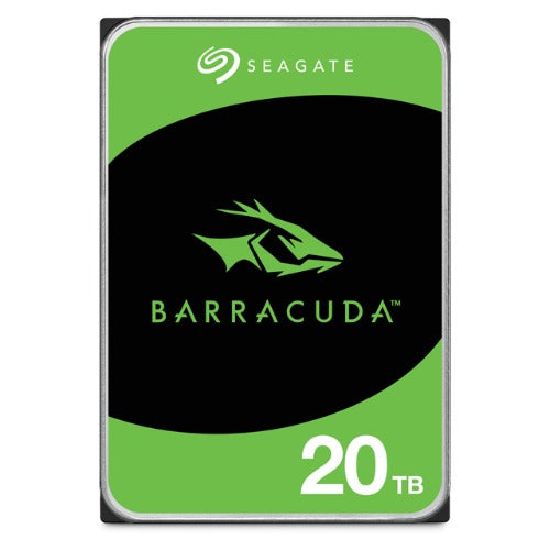 Seagate 20TB 3.5" Barracuda, SATA 6Gb/s, CMR, 7200RPM, 512MB Cache, 512e, HDD, 2 Years Warranty - Image 1
