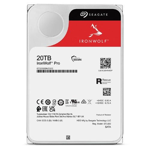 Seagate 20TB 3.5" IronWolf PRO NAS SATA 6Gb/s  7200RPM 256MB Cache HDD. 5 Years Warranty - Image 4