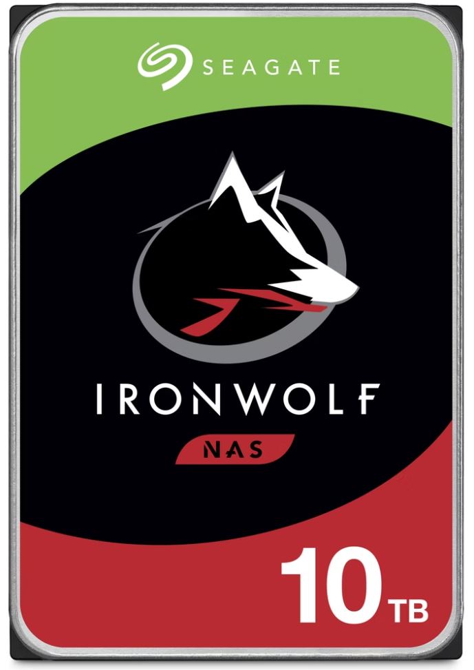 Seagate 10TB 3.5" IronWolf  7200 RPM 256MB Cache SATA 6.0Gb/s 3.5" Hard Drives Bare Drive - Image 1