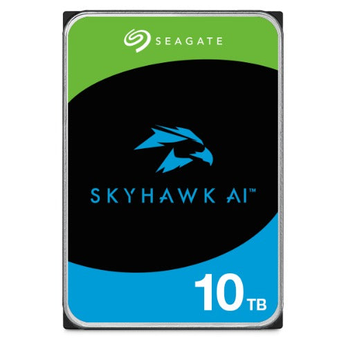 Seagate 10TB 3.5" SkyHawk Surveillance AI, 512E SATA3 6Gb/s 256MB Cache 24x7 HDD ST10000VE001  5 Years Warranty - Image 1