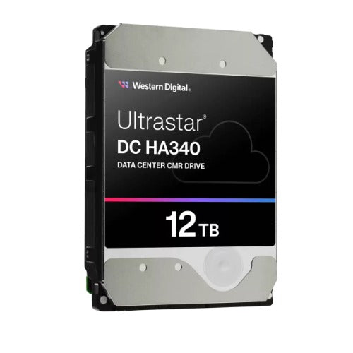 Western Digital 0B47063 Ultrastar DC HA340 Data Center 3.5” SATA HDD - 12TB Read/Wright 150/465 IOPS SATA 267MB/s 7200 RPM WUS721212BLE6L4 - Image 3