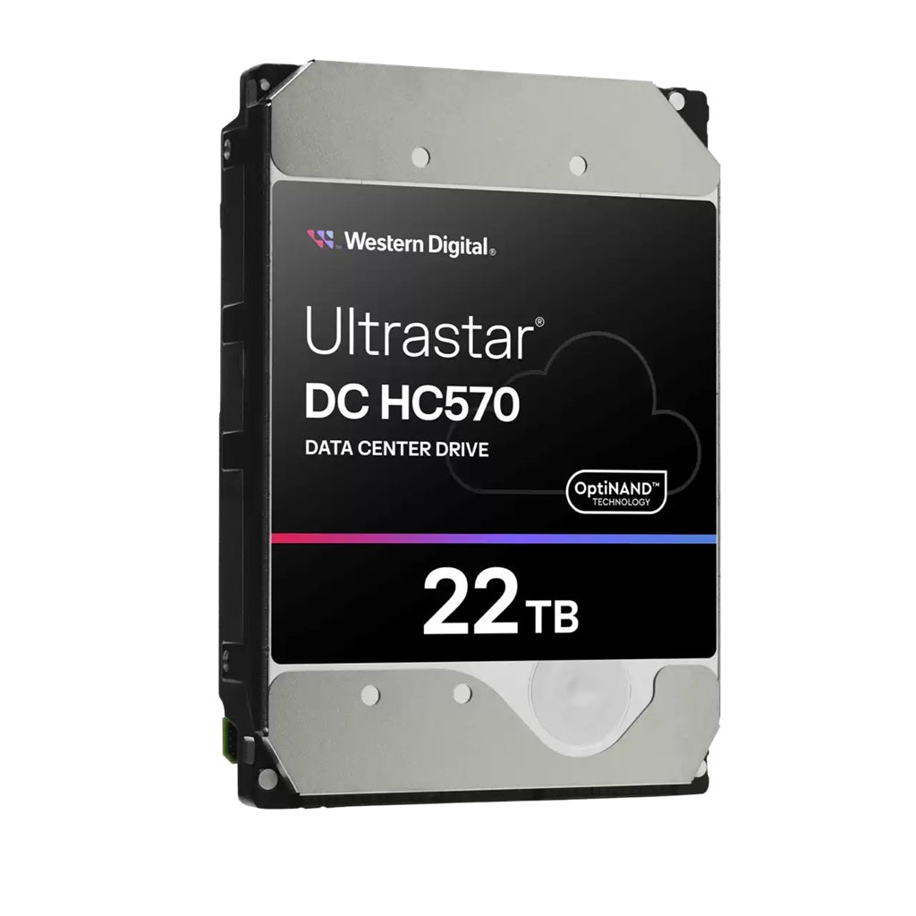 Western Digital Ultrastar DC HC570 22TB: 3.5",SAS, 7200 RPM, 291MB/s, CMR, 512MB cache, TCG, 147×101.6×26.1mm, 750g, 5–60°C, 5Y Warranty - Image 2