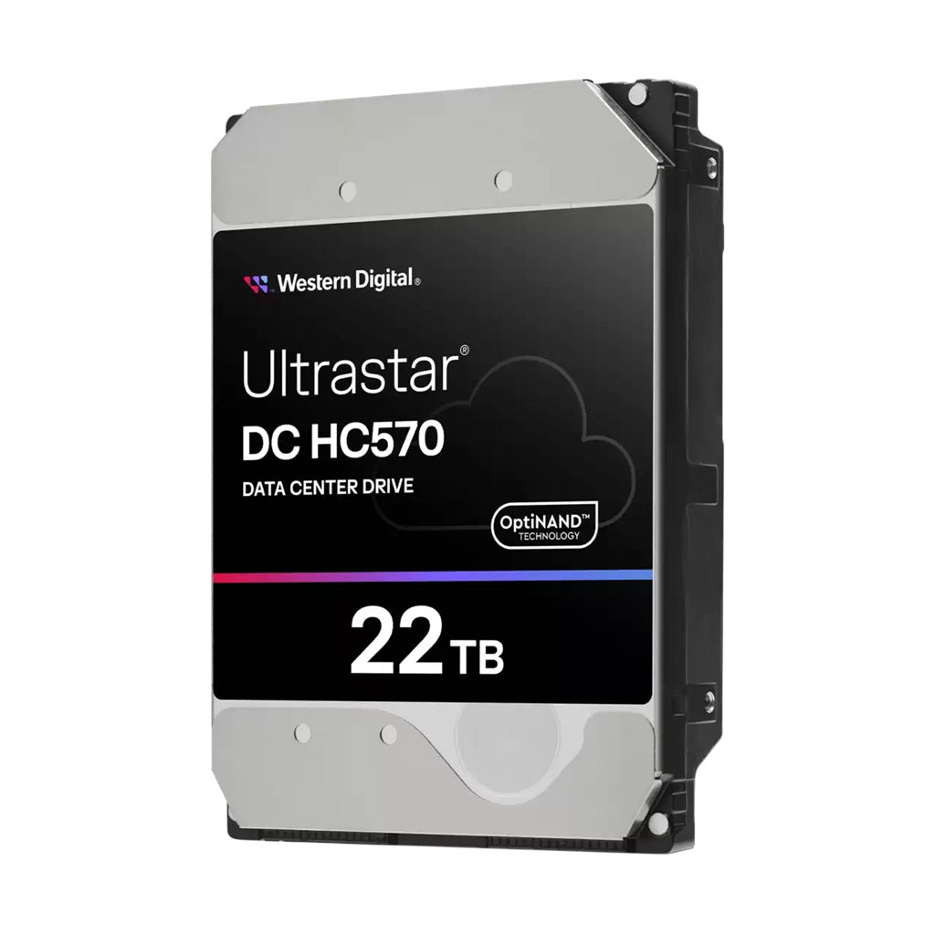 Western Digital Ultrastar DC HC570 22TB: 3.5",SAS, 7200 RPM, 291MB/s, CMR, 512MB cache, TCG, 147×101.6×26.1mm, 750g, 5–60°C, 5Y Warranty - Image 3