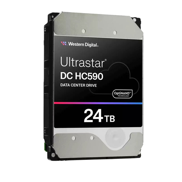 Western Digital Ultrastar DC HC590 24TB: 3.5", SAS, CMR, SE, 146.71×101.6×26.11mm, 670g,  5Y warranty