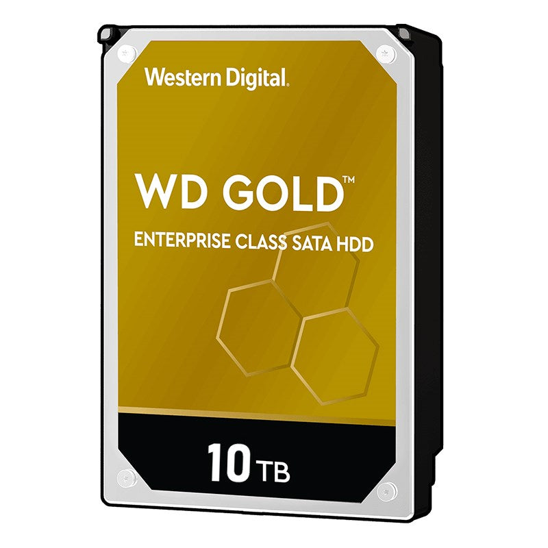 Western Digital Gold 10TB 3.5" Enterprise Class SATA 6 Gb/s HDD 7200 RPM Cache 512MB 5-Year Limited Warranty - Image 1