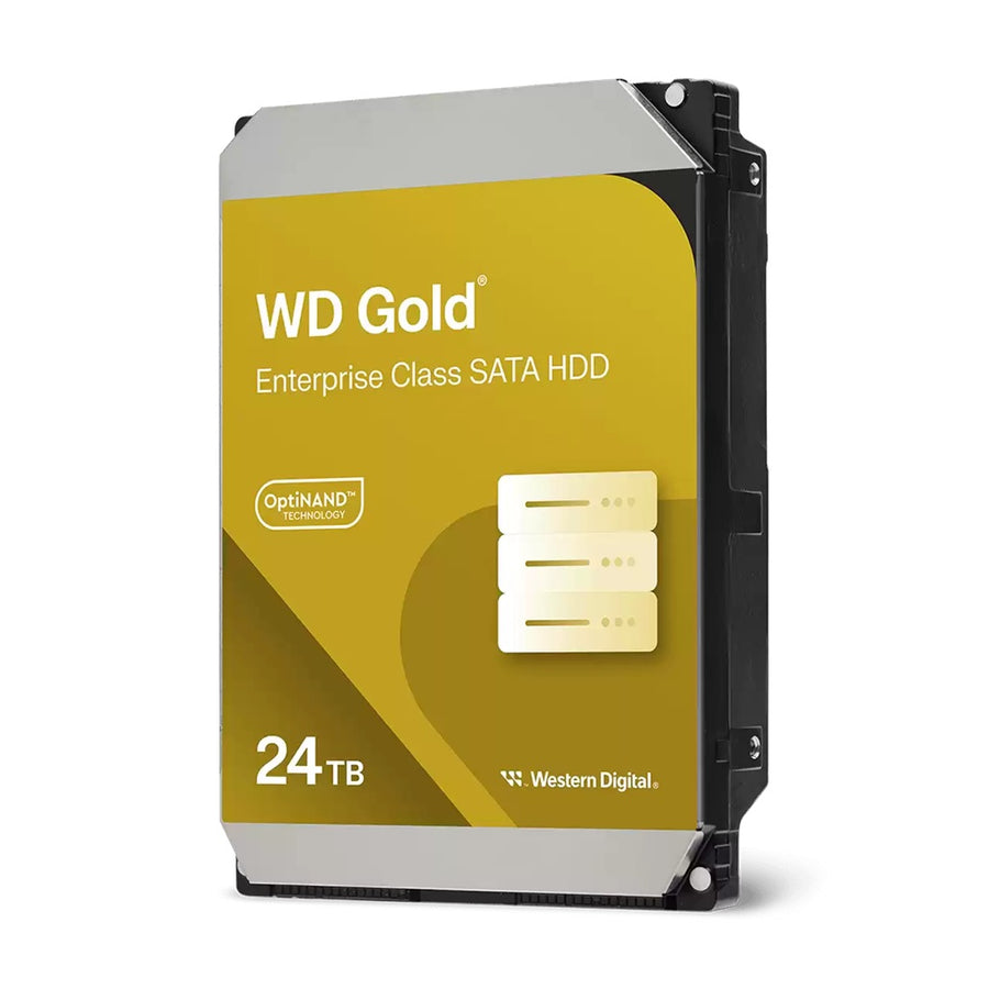 Western Digital Gold Enterprise Class SATA HDD - 24TB, 3.5", SATA 6Gb/s, 7200 RPM, CMR, up to 291MB/s, 512MB cache, 5Years warranty