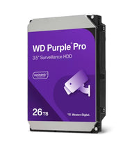 Western Digital WD Purple Pro 26TB 3.5" Surveillance HDD 7200RPM 512MB SATA 287MB/s 7200 RPM 512MB 5yrs warranty - Image 1