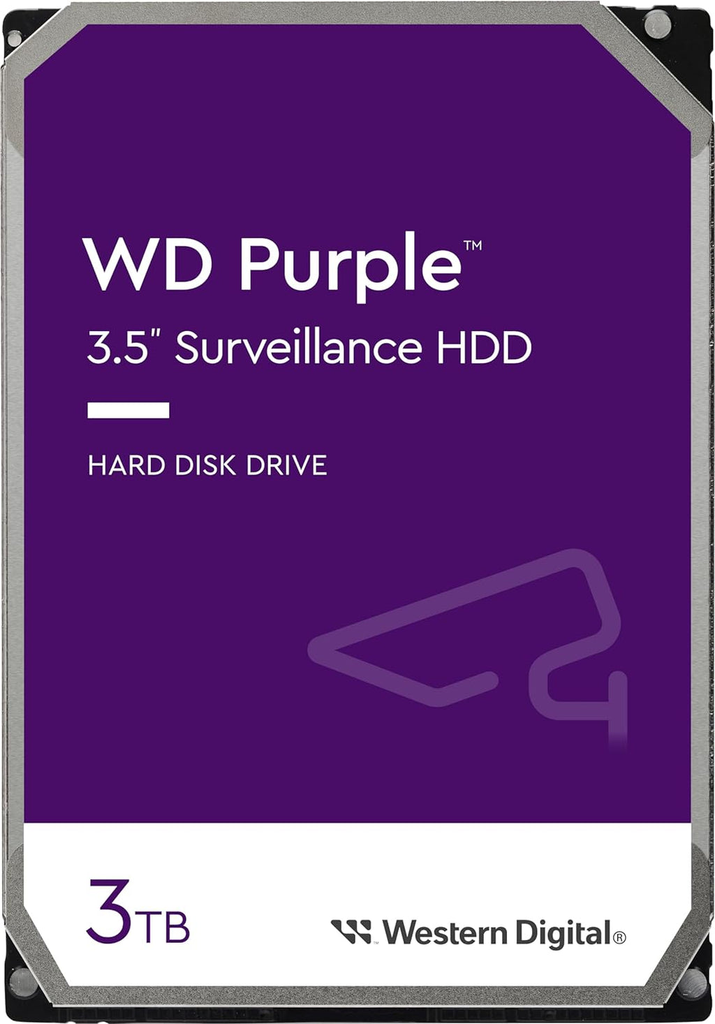 Western Digital WD Purple 3TB 3.5" SATA Surveillance HDD 256MB Cache 3-Year Limited Warranty (LS) --WD34PURZ - Image 1