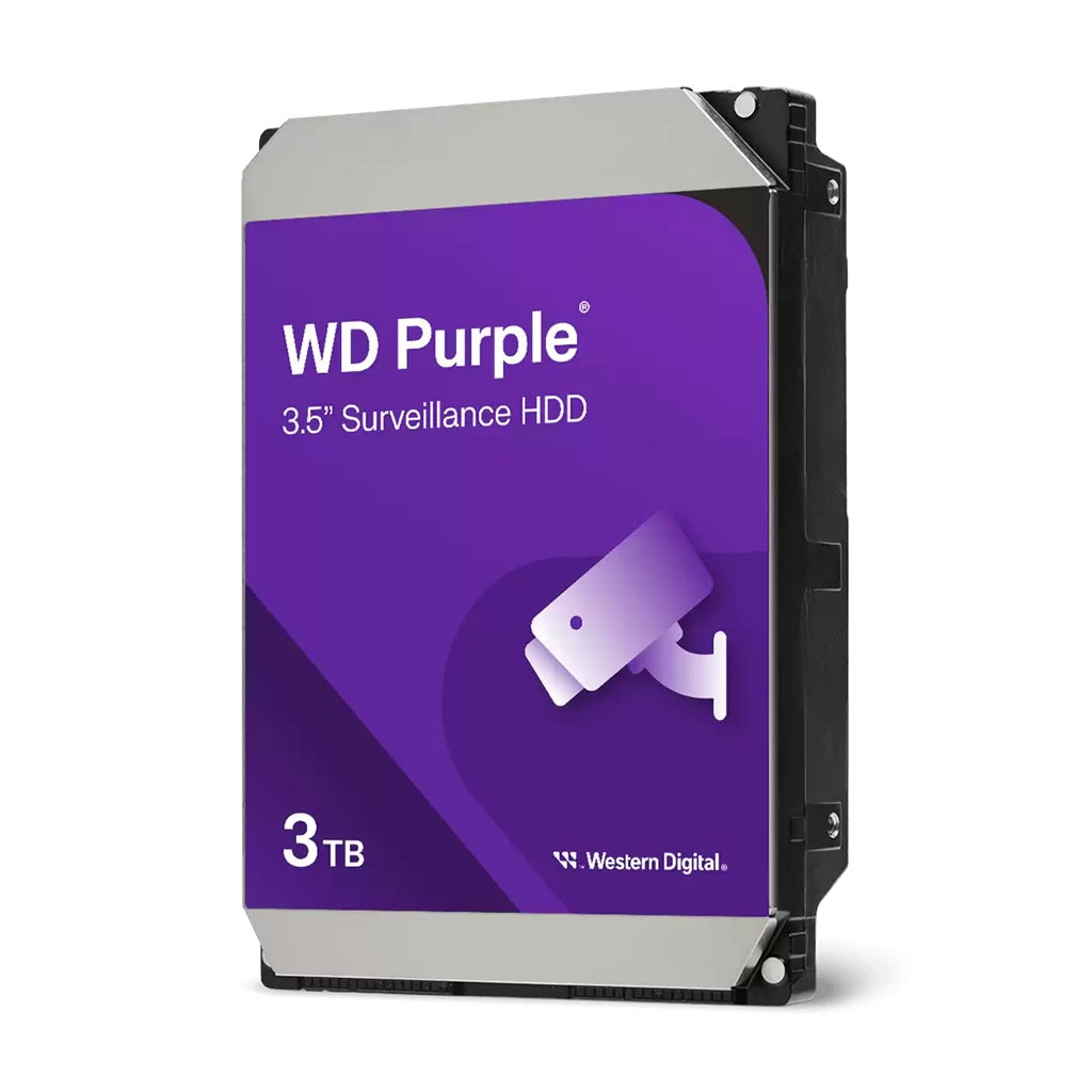 Western Digital WD Purple 3TB 3.5" SATA Surveillance HDD 256MB Cache 3-Year Limited Warranty - Image 2