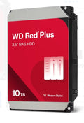 Western Digital WD Red Plus 10TB 3.5" NAS HDD SATA3 7200RPM 256MB Cache 24x7 180TBW ~8-bays NASware 3.0 CMR Tech 3yrs wty (replacement of WD101EFBX) - Image 1
