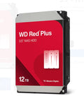 Western Digital WD Red Plus 12TB 3.5" NAS HDD SATA3 7200RPM 256MB Cache 24x7 180TBW ~8-bays NASware 3.0 CMR Tech 3yrs wty (replacment of WD120EFBX) - Image 1