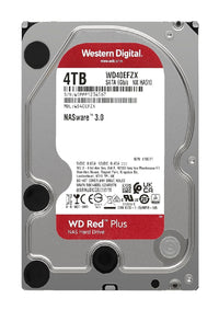 Western Digital WD Red Plus 4TB 3.5" NAS HDD SATA III NAS Hard Drive 5400 RPM 128MB Cache 180MB/S 180TB/Year 3Y warranty (WD40EFZZ) - Image 3