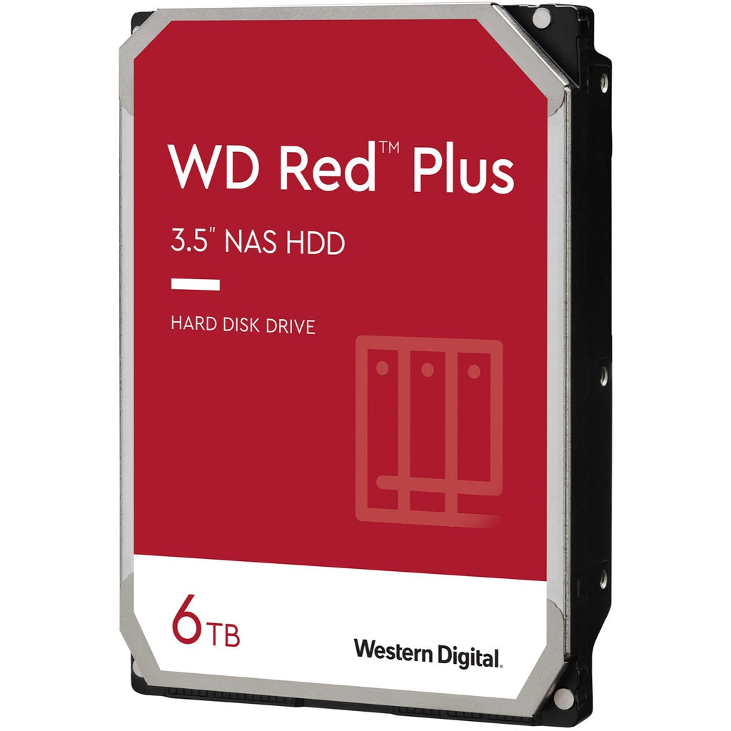 Western Digital WD Red Plus 6TB 3.5" NAS HDD SATA3 6Gb/s 5400RPM 256MB Cache CMR 24x7 8-bays NASware 3.0 CMR Tech 3yrs wty WD60EFPX - Image 2