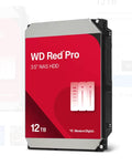Western Digital WD Red Pro 12TB 3.5" NAS HDD SATA3 7200RPM 256MB Cache 24x7 300TBW ~24-bays NASware 3.0 CMR Tech 5yrs wty (replacement of WD121KFBX) - Image 1