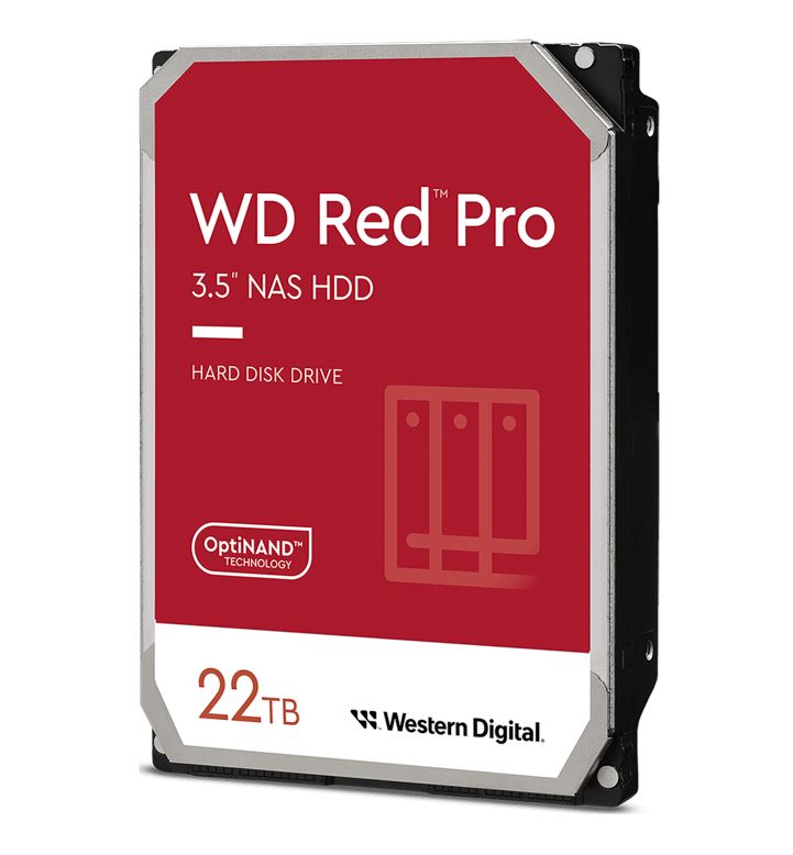 Western Digital WD Red Pro 22TB 3.5" NAS HDD SATA3 7200RPM 512MB Cache 24x7 300TBW ~24-bays NASware 3.0 CMR Tech 5yrs wty - Image 2