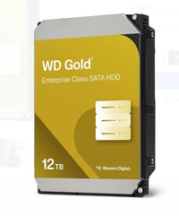 Western Digital Gold 12TB 3.5" Enterprise Class SATA 6 Gb/s HDD 7200 RPM Cache Size  256MB 5-Year Limited Warranty - Image 1