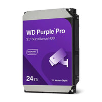 Western Digita WD Purple Pro 24TB 3.5" Surveillance SATA HDD 512 Cache/Buffer  5yrs Warranty - Image 1