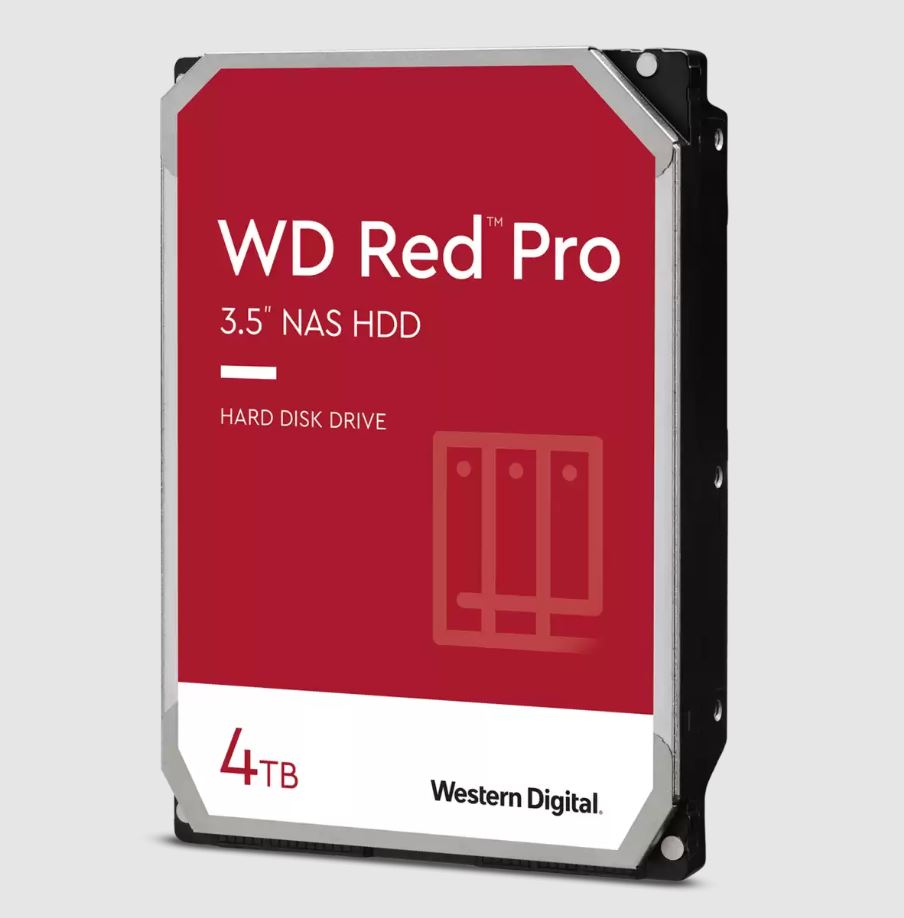 Western Digital WD Red Pro 4TB 3.5" NAS Hard Drive, SATA 6 Gb/s, ITR 267 MB/s, 7200RPM, 256MB Cache, CMR Tech, 3.5-inchFORM FACTOR, 5yrs wty - Image 2