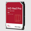 Western Digital WD Red Pro 4TB 3.5" NAS Hard Drive, SATA 6 Gb/s, ITR 267 MB/s, 7200RPM, 256MB Cache, CMR Tech, 3.5-inchFORM FACTOR, 5yrs wty - Image 1