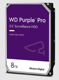 Western Digital WD Purple Pro 8TB 3.5" Surveillance HDD 7200RPM 256MB SATA3 245MB/s 550TBW 24x7 64 Cameras AV NVR DVR 2.5mil MTBF - Image 2