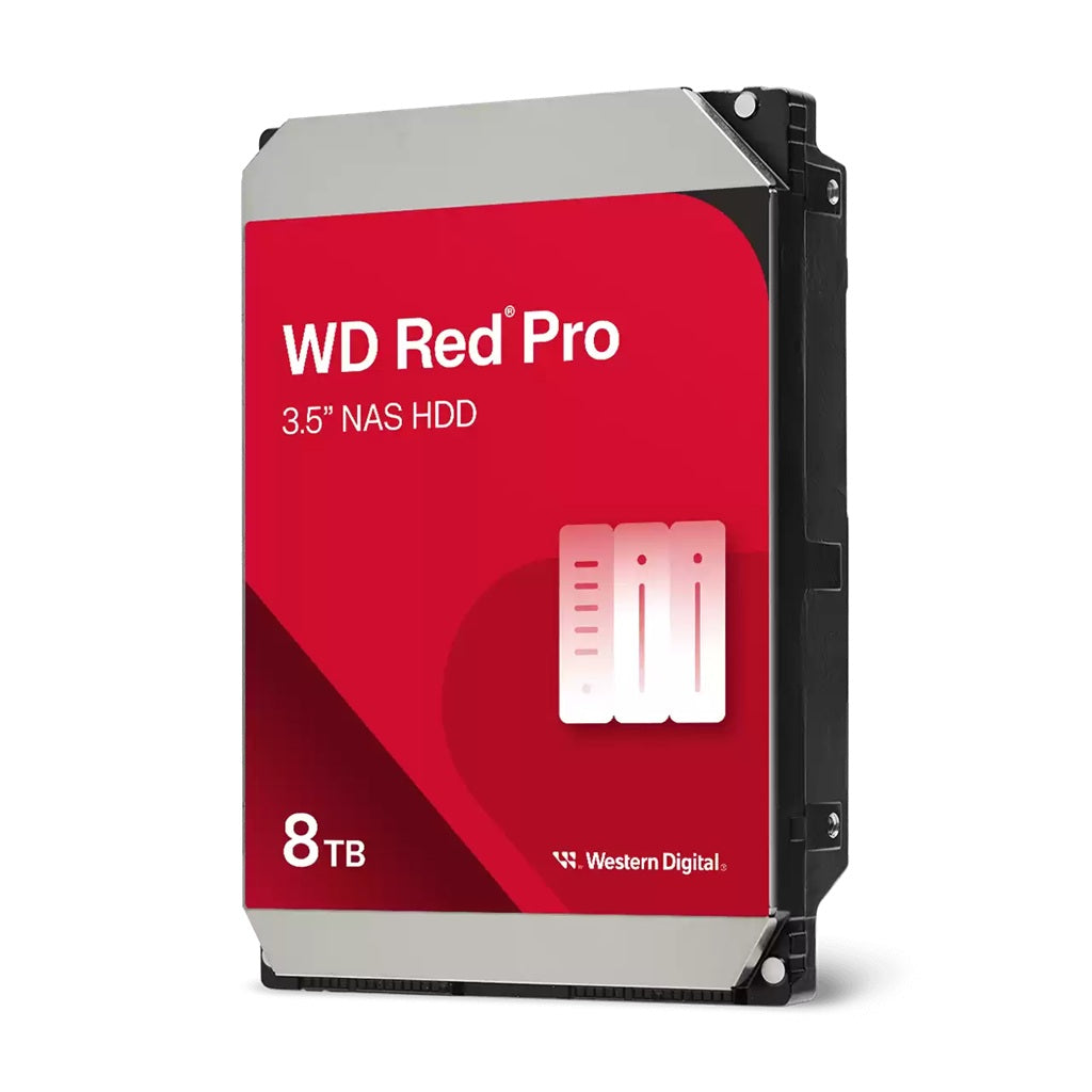 Western Digital WD Red Pro 8TB 3.5" NAS HDD SATA3 7200RPM 256MB Cache 24x7 300TBW 5yrs wty - Image 1
