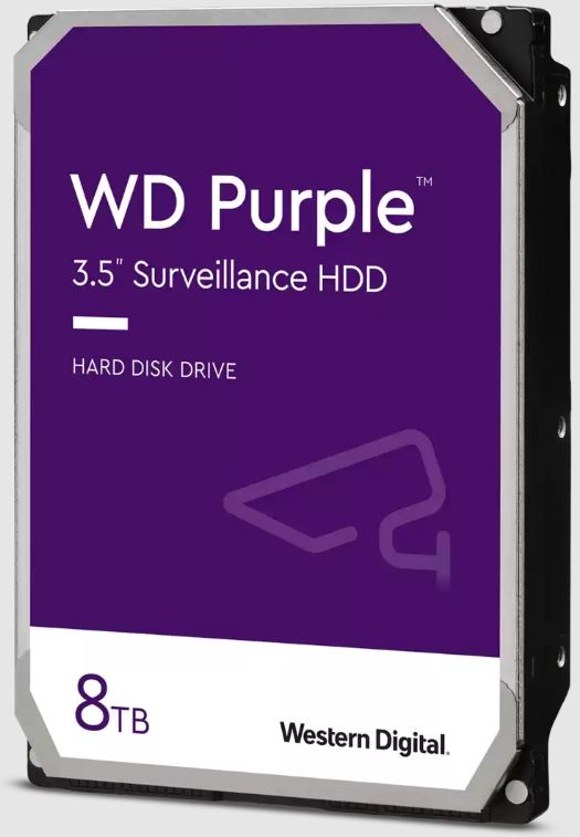 Western Digital WD Purple 8TB 3.5" Surveillance HDD 256MB Cache SATA  3-Year Limited Warranty - Image 2