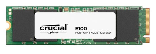 Crucial E100 1TB Gen4 NVMe SSD 5000/4500 MB/s R/W 80TBW 350K/460K IOPS 1M hrs MTTF M.2 2280 PCIe4 3yrs ~Crucial P3 CT1000P3SSD8 - Image 1