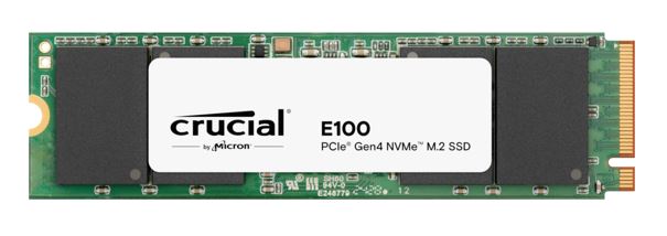 Crucial E100 2TB Gen4 NVMe SSD 5000/4500 MB/s R/W 100TBW 350K/460K IOPS 1M hrs MTTF M.2 2280 PCIe4 3yrs ~Crucial P3 Plus - Image 5