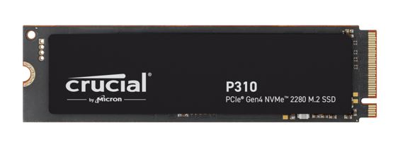 Crucial P310 1TB Gen4 2280 NVMe SSD 7100/6000 MB/s R/W 220TBW 1000K/1200K IOPS 1.5M hrs MTTF Full-Drive Encryption M.2 PCIe4 5yrs ~CT1000P510SSD8 - Image 2