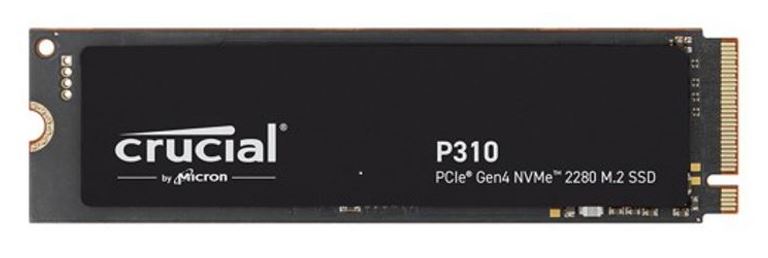 Crucial P310 2TB Gen4 2280 NVMe SSD 7100/6000 MB/s R/W 440TBW 1000K/1200K IOPS 1.5M hrs MTTF Full-Drive Encryption M.2 PCIe4 5yrs - Image 1