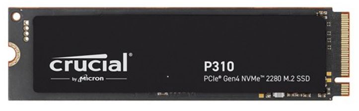 Crucial P310 500GB Gen4 2280 NVMe SSD 6600/3500 MB/s R/W 110TBW 520K/890K IOPS 1.5M hrs MTTF Full-Drive Encryption M.2 PCIe4 5yrs - Image 1