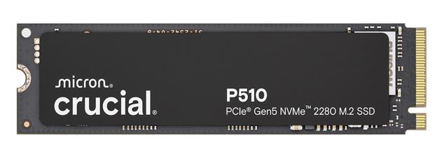Crucial P510 1TB Gen5 2280 NVMe M.2 SSD 11,000 / 9,500 MB/s R/W 600TBW 1.5M IOPS 1.5M hrs MTTF Full-Drive Encryption 5yrs - Image 4