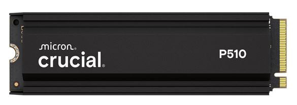 Crucial P510 2TB Gen5 2280 NVMe M.2 SSD Heatsink 10,000 / 8,700 MB/s R/W 1200TBW 1.4M IOPS 1.5M hrs MTTF Full-Drive Encryption 5yrs - Image 2