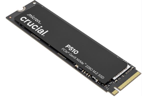 Crucial P510 2TB Gen5 2280 NVMe M.2 SSD 10,000 / 8,700 MB/s R/W 1200TBW 1.4M IOPS 1.5M hrs MTTF Full-Drive Encryption 5yrs - Image 3