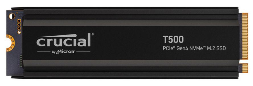 Crucial T500 1TB Gen4 NVMe SSD Heatsink - 7300/6800 MB/s R/W 600TBW 1440K IOPs 1.5M hrs MTTF Acronis True Image for PS5 ~CT1000T500SSD8 - Image 3
