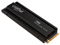 Crucial T500 1TB Gen4 NVMe SSD Heatsink - 7300/6800 MB/s R/W 600TBW 1440K IOPs 1.5M hrs MTTF Acronis True Image for PS5 ~CT1000T500SSD8 - Image 1