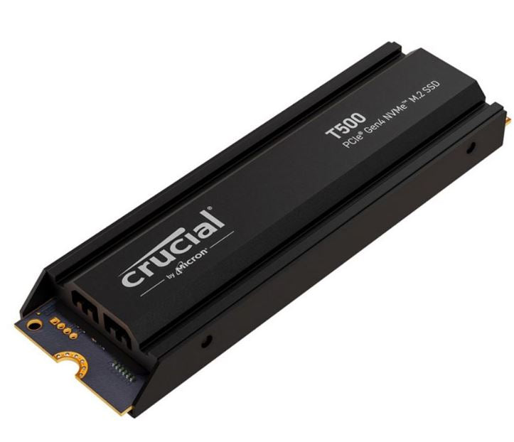 Crucial T500 2TB Gen4 NVMe SSD Heatsink - 7400/7000 MB/s R/W 1200TBW 1440K IOPs 1.5M hrs MTTF Acronis True Image Creative Cloud PS5 ~MZ-V8P2T0CW - Image 2