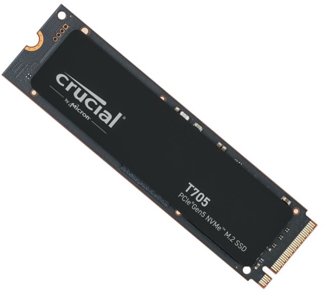 Crucial T705 2TB Gen5 NVMe SSD - 14500/12700 MB/s R/W 1200TBW 1550K IOPs 1.5M hrs MTTF DirectStorage for Intel 14th Gen & AMD Ryzen 7000 - Image 5